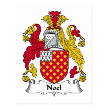Noel Family Crest Postcards