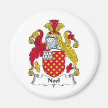 Noel Family Crest Refrigerator Magnets