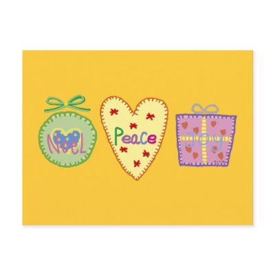 Noel Peace Joy Post Cards by jsoh
