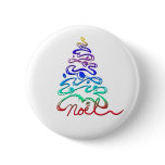 Noel Xmas Tree Button