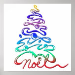 Noel Xmas Tree posters