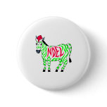 Noel Zebra buttons