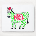 Noel Zebra mousepads