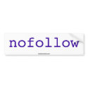 nofollow bumper sticker bumper stickers