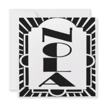 NOLA Art Deco Invite