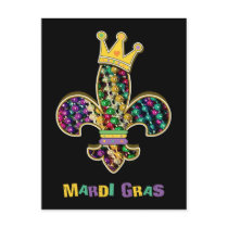 NOLA Dat Fleur de beads Post Card