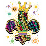 NOLA Dat Fleur de beads t-shirts