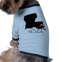 NOLA heart Doggie Tee