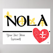 NOLA Love de Lis poster