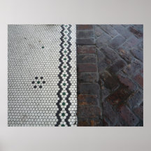 NOLA Sidewalks in the Rain Print