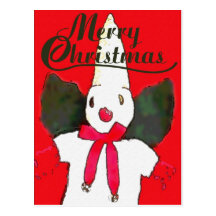 NOLa Snowman Card Postcards