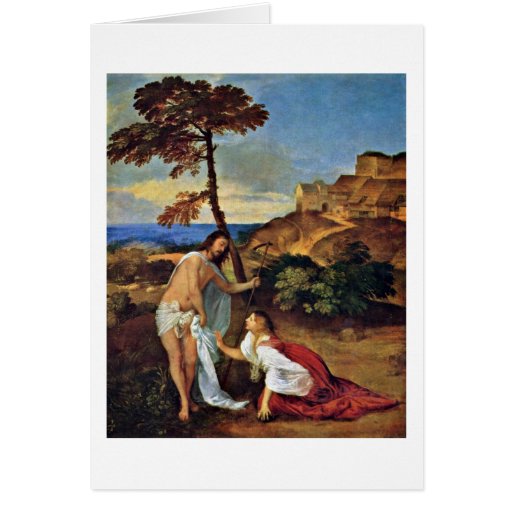 Noli Me Tangere By Titian Cards | Zazzle.co.uk