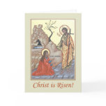 Noli Me Tangere Paschal Greeting Card