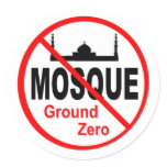 NoMosque7 Round Stickers