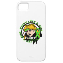Non-Hodgkin’s Lymphoma Fight Like A Girl Attitude iPhone 5 Cover