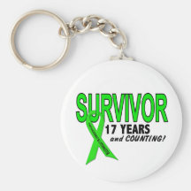 Non-Hodgkins Lymphoma 17 Year Survivor Key Chains