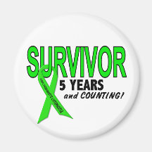 Non-Hodgkins Lymphoma 5 Year Survivor Refrigerator Magnet
