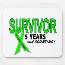 Non-Hodgkins Lymphoma 5 Year Survivor Mouse Mats