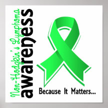Non-Hodgkin's Lymphoma Awareness 5 Poster