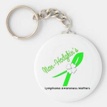 NON-HODGKINS LYMPHOMA AWARENESS KEYCHAINS