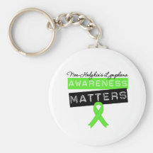 Non-Hodgkin's Lymphoma Awareness Matters Key Chains