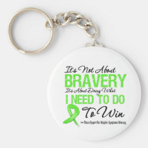 Non Hodgkins Lymphoma Battle Key Chain