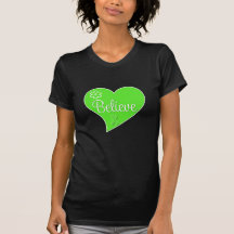 Non Hodgkins Lymphoma Believe Heart Tee Shirt