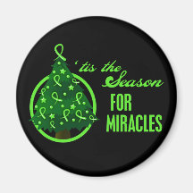 Non-Hodgkins Lymphoma Christmas Miracles Magnet