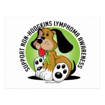 Non-Hodgkins Lymphoma Dog Post Cards