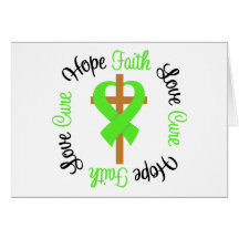 Non-Hodgkins Lymphoma Faith Hope Love Cross Cards