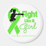 Non-Hodgkins Lymphoma Fight Like A Girl  Knock Out Refrigerator Magnet