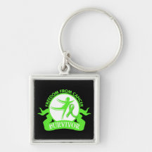 Non-Hodgkins Lymphoma - Freedom From Cancer Keychain