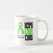Non-Hodgkin's Lymphoma Hope Love Cure Ribbon Coffee Mug