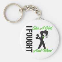 Non-Hodgkin's Lymphoma I Fought Like A Girl & Won Keychain