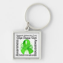 Non-Hodgkins Lymphoma Inspirations Spiral Ribbon Keychains