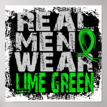 Non-Hodgkin's Lymphoma Real Men Wear Lime Green Print