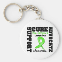 Non Hodgkins Lymphoma Support Advocate Cure Keychains
