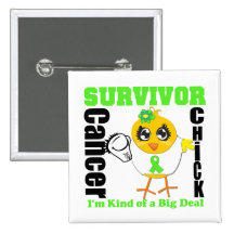 Non Hodgkins Lymphoma Survivor Chick Ribbon Pins