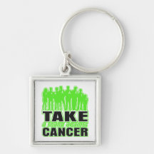 Non-Hodgkins Lymphoma -Take A Stand Against Cancer Keychain