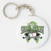 Non-Hodgkin's Lymphoma Take A Strike Keychains