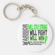 Non-Hodgkins Lymphoma Warrior Key Chain