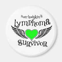 Non-Hodgkin's Survivor Fridge Magnets
