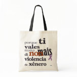 Non Mais Violencia de Xénero bags