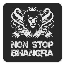Non Stop Bhangra Logo (Classic) Sticker