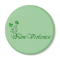 Non-Violence Refrigerator Magnets