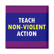 non violent action refrigerator magnet