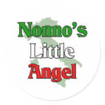 Nonno's (Italian Grandfather) Little Angel Sticker