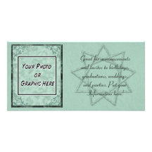 Nonogram Stone Photocard Photo Greeting Card