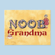 NooB Grandma postcards