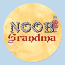 NooB Grandma stickers